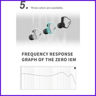 ∈ ✷ 7hz Salnotes Zero Steel Faceplate Dynamic Driver Detachable Cable HiFi IEM In-Ear Earphones