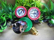 【高雄觀鯉水族批發】全新GN-全銅氫氣錶[電鍍K金]+保護套+控流閥