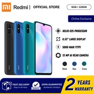 Redmi 9A SmartPhone | 6GB RAM + 128GB | 5000mAh |MediaTek Helio G25 Dual 50 MP Camera 5Year Warranty