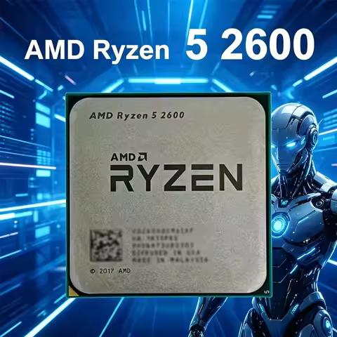 AMD Ryzen 5 2600 CPU Processor 100% Brand New and Original Socket AM4 Hot Sale AMD Ryzen 5 R5 2600 3