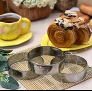 Ring Roti Cromboloni Bomboloni Burger Bulat Stainles Cookie Ring Cutter Cake Kukus Panggang