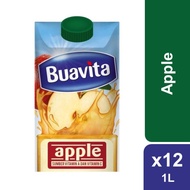 Buavita Juice Jus Kemasan Rasa Buah Asli Apel 1000 ml x 12 Pieces (1