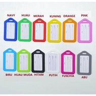 GANTUNGAN Luggage Tag Travel Bag Name Tag Silicone Luggage Name Tag