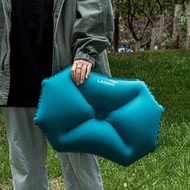 Outdoor Travel Inflatable Pillow Camping Plane Portable Air Cushion Sleeping Pillow Napping Pillow C