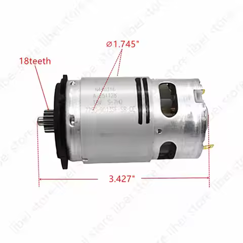 N362741 Motor Replace for DeWALT DCD771 DCD771C2 DCD776 N279939 N440316 TYPE10 TYPE1 18V 18 Teeth El