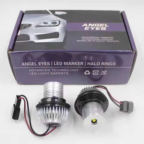 FSYLX 10W 6000K led Angel Eyes for bmw e60 LED Marker Lights Halo Rings for BMW E39 E53 E65 E66 E60 