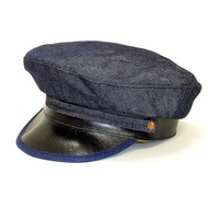 ROADSTEADER Denim Cap by Sugar Cane - Unisex Hat (Size 7 1/2, Approx. 60cm)
