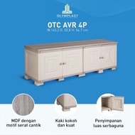 */^ Olymplast OTC AVR 4P Lemari Meja TV Nakas Rak TV Bufet Plastik 4