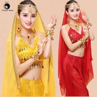 hiasan kepala tudung pengantin baju perempuan Indian dance belly national Xinjiang show photo photos ,gauze scarf head chain bracelet jewelry 12