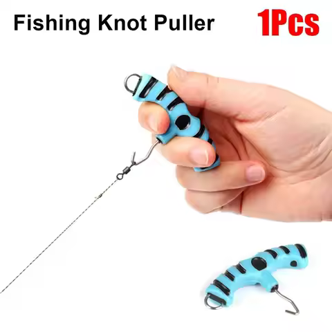 1Pcs New Portable Fishing Knot Puller Multifunctional Line Terminal Tackle Puller Fishing Tool Fishi