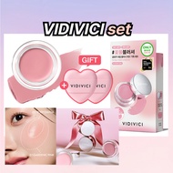 [NEW] VIDIVICI Glow Cream Blush 6g + Heart Puff x2 Set