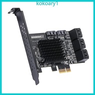KOKO PCIE to 8Port SATA3 0 Controller Expansion Board 8-Port SATA3 0 Interface Expansion Card Marvel
