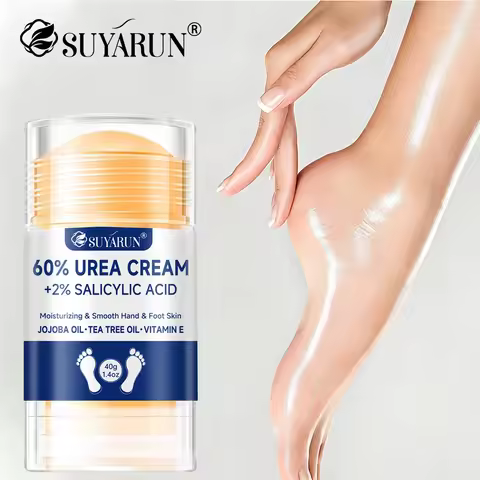 SUYARUN 60% Urea + 2% Salicylic Acid Foot Cream Stick - Cracked Heel Repair, Callus Remover, Moistur
