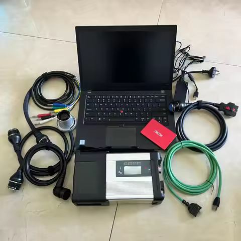 MB Star C5 SD Connect Multiplexer WIFI DOIP Diagnostic Tool Car&Truck Software SSD LAPTOP T470 I5 16
