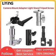 LIYING C Camera Mount Adapter Light Stand Tripod Screw 1/4 "3/8" and 5/8" Fixing Nut Photo Studio Ac