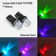 7 Color Turn Signal Lights - 7 Color Turn Signal Lights T10 Plug Flashing Flashing Motorcycle Turn S