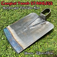 Stainless Steel Hoe Anti-Rust/ Hoe Stainless Steel Hoe Non-Stick/ Shovel Ganco Rice Field Stainless 