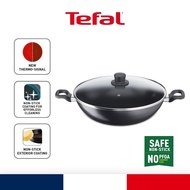 HOT🔥Tefal Non Stick Pan COOK EASY Wok (36cm) (+Glass lid) (up to 8pax) B50392