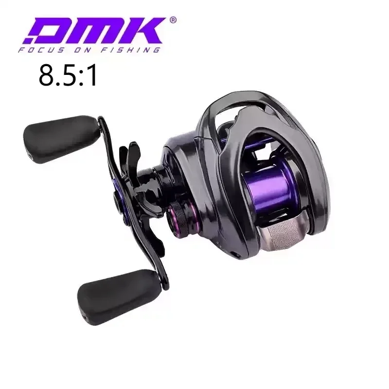 DMK Cheetah Plus 8.5：1 DC Fishing Reels 142g Electronic Brake Band Sound Baitcast Fishing Reels Outd
