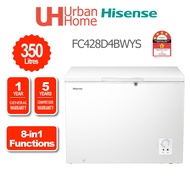 Hisense 8-in-1 Super Freeze Chest Freezer (350L) FC428D4BWYS / FC428