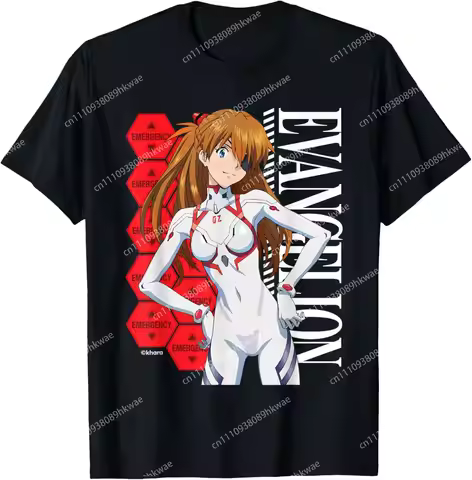 Evangelion 3.0+1.0 - "Asuka Shikinami Langley” Fashion Casual Funny T-Shirt S-6XL