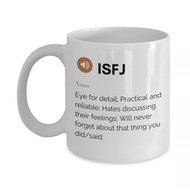 MBTI Definition Cup ISFJ Personality Test Cup Gift Constellation English Ceramic Ceramic Mug Cup Gif