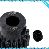 [RecihMY] 0.8m 15T 17T 19T Steel Pinion Gear for HQ727 90032 1/10 Monster Car Parts