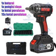 bor cas 2 baterai promo IMPACT WRENCH 98V Pembuka baut truck mobil cordless impact 98vf uchiha Bor C