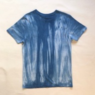 Waterfall No.2 Shibori - Indigo dyed 藍染 organic cotton size S