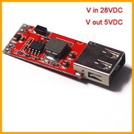 Buck DC-DC 3A Low Voltage Module In 4.5-28VDC Out 5VDC 92% One USB Output