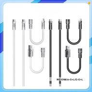 [Top Value] Remax RC-C168 TypeC to TypeC 60W / TypeC to LN 27W / USB-A to TypeC 18W 4in1 fast chargi