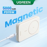 New UGREEN  5000mAh Magnetic Wireless Power Bank Charger for iPhone 15 Pro Max/14/13/12