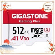 Switch 1 Compatible GIGASTONE Micro SD Card 512GB Gaming Plus microSDXC UHS-I A1 V30 U3 C10 100MBs H