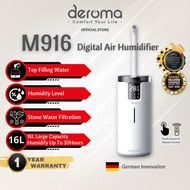 Deroma M916 Industrial / Commercial Use Air Humidifier 16L Big Tank Disinfection Spray Water Machine Fill Water From Top