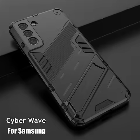 Cyber Punk Style ShockProof Case For Samsung Galaxy S21 Ultra Plus FE Armor Shell Case Cover For Sam