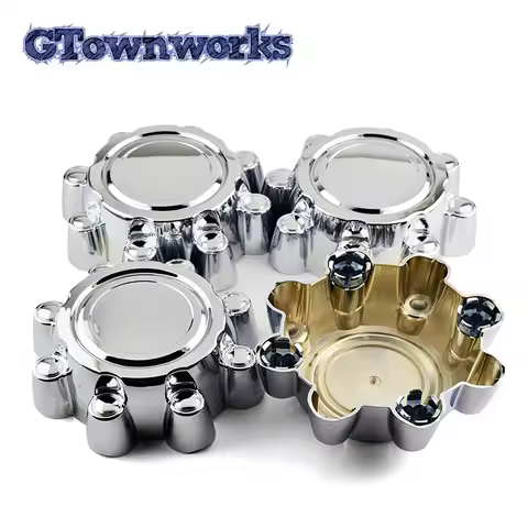 GTownworks 1pc/4pcs 212mm OD Car Wheel Center Hub Caps Covers For 1999-2004 F250 F350 Super Duty Rim