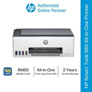 HP Printer Smart Ink Tank 580 WiFi All in One Printer All-in-One Printer - Print, Scan, Copy, Wireless Wifi Printer