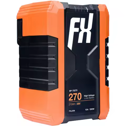FXLion BP-7S270 26V 270Wh Lithium-Ion Battery (V-Mount) Rechargeable, No Memory Effect For 24 to 30V