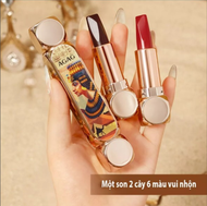 Thỏi son kim cương nữ hoàng Ai Cập 6 màu/3 màu AGAG