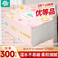 Tisu Muka Cerdas Mama PF8C Smart Mom Tuala Kertas - Tebal, Lembut, Basah, Ekonomi, untuk Bayi & Dapu