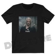 Geralt Of Rivia Fuck Meme Henry Cavill The Witcher Series T-shirt