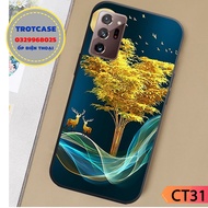 Samsung Note 20 / Note 20 Ultra Phone Case - Super Beautiful Yellow Tree And Deer Print