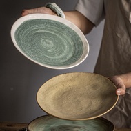 [Very nice-looking plate]Home Ceramic Dish Plates Shallow Plates Deep Plates ins Photography Plate w