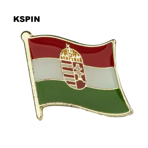 Hungary Flag Badge Pin Lapel Pin Badge for Backpack