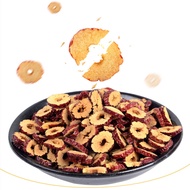 Red Date Rings Dried Fruit Snack Xinjiang Coreless Red Dates 500g เครื่องปรุงสำหรับชาเขียวแบบแห้ง ผล