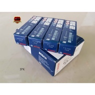 Spark Plug F7LTCR 3 Teeth BOSCH Genuine (4 Heads 1 Set) Per Set