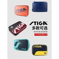 STIGA STIGA STIGA Table Tennis Racket Set Bag Table Tennis Bag Sports Bag Double-layer Square Racket