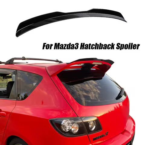 Fit For Mazda 3 Mazda3 2010-2013 99Cm Universal Car Rear Roof Spoiler Tail Wing Gloss Black