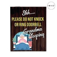 FUNNY CUTE DO NOT KNOCK, DO NOT DISTURB, DND WARNING & INSTRUCTION & NOTICE SIGN