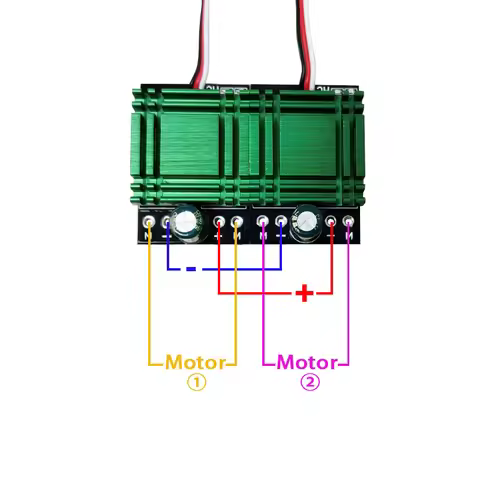 Huina Two Way Brushed Walking ESC For 1580 1593 1594 1/14 RC Excavator Conversion Hydraulic Parts